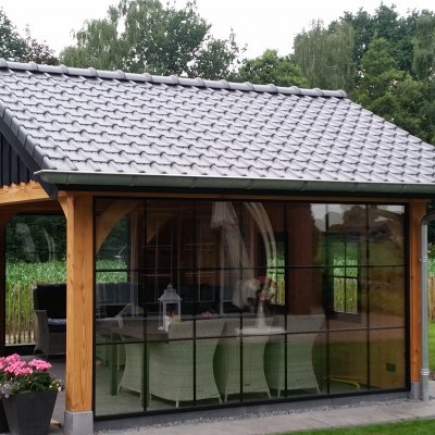 Glaswerk veranda 